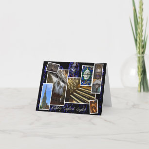 Salisbury Cathedral Christmas greetings Holiday Card