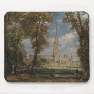 Salisbury Cathedral from the Bishop's Grounds Mouse Pad
