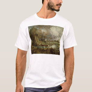 Salisbury Cathedral From the Meadows, 1831 T-Shirt
