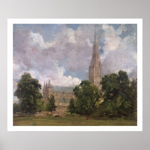Salisbury Cathedral from the south west Poster