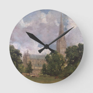 Salisbury Cathedral from the south west Round Clock