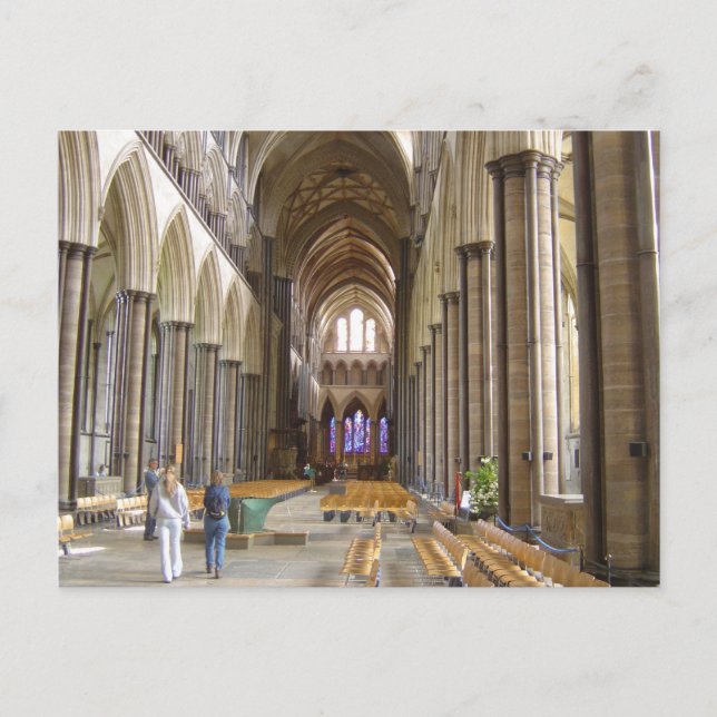 Salisbury Cathedral Postcard (Front)