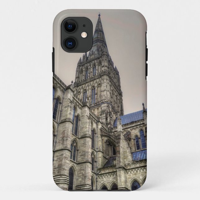 Salisbury Cathedral & Spire Wiltshire England Case-Mate iPhone Case (Back)