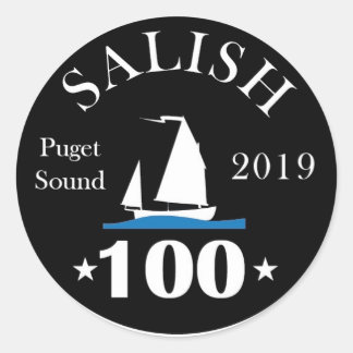Salish 100 3-inch stickers (sheet of six)