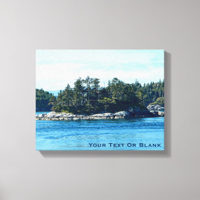 Salish Island Canvas Print (Front)