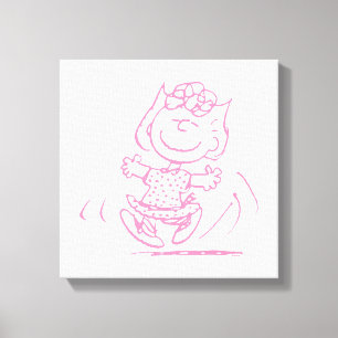 Sally Brown Dancing Canvas Print