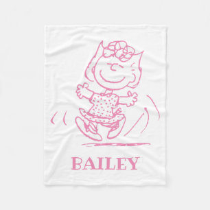 Sally Brown Dancing Fleece Blanket
