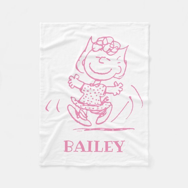Sally Brown Dancing Fleece Blanket (Front)