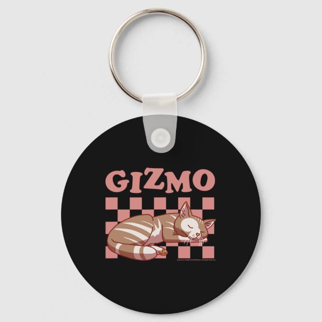 Sally Face Gizmo The Cat Chequered Nap Pattern  Key Ring (Front)