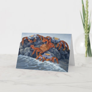 Sally Lightfoot Crabs Card