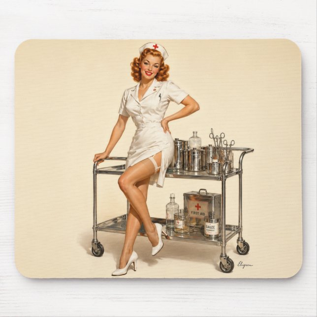 Sally Monroe - At Work Mouse Pad (Front)