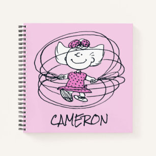 Sally Playing Jump Rope Notebook