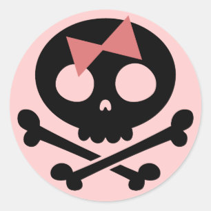 Sally Roger -bw Classic Round Sticker