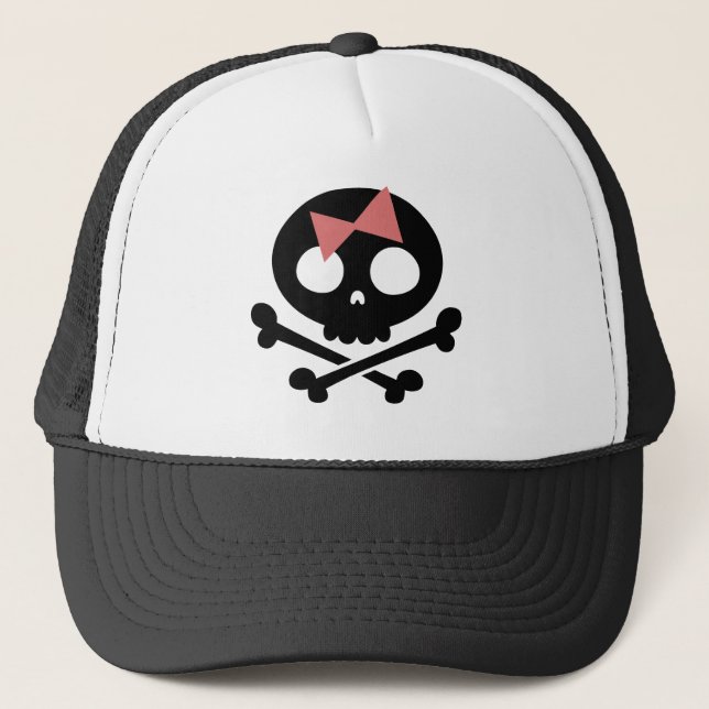 Sally Roger -bw Trucker Hat (Front)
