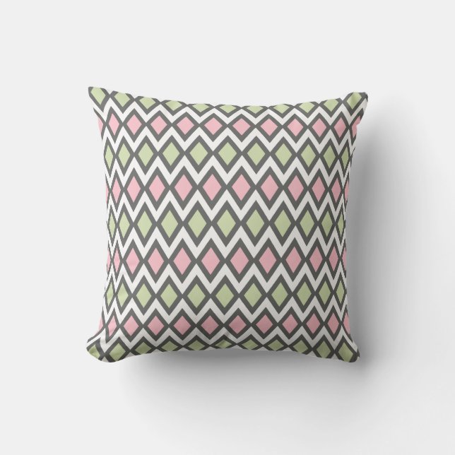 Salmiak Pattern throw pillow (Front)