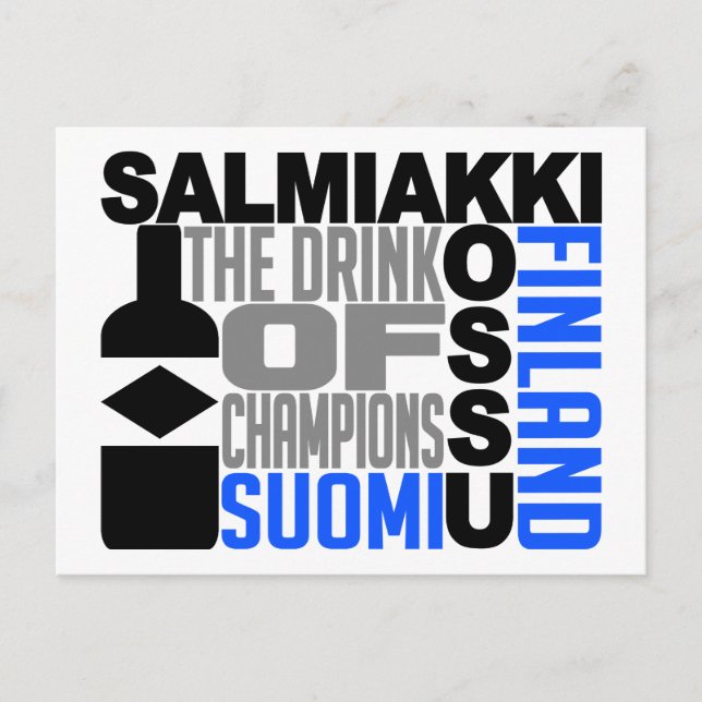 Salmiakki Kossu postcard (Front)