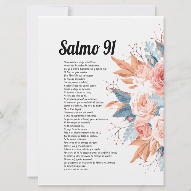 salmo 91 invitation (Front)