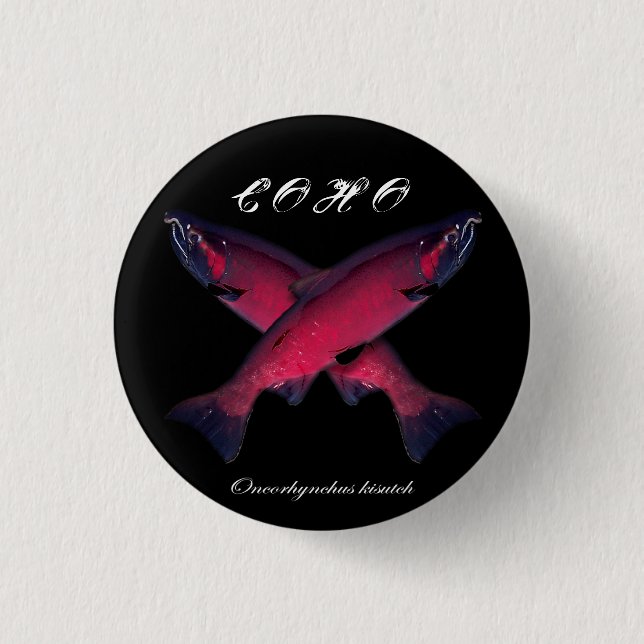Salmon Button black-Spawn (Front)