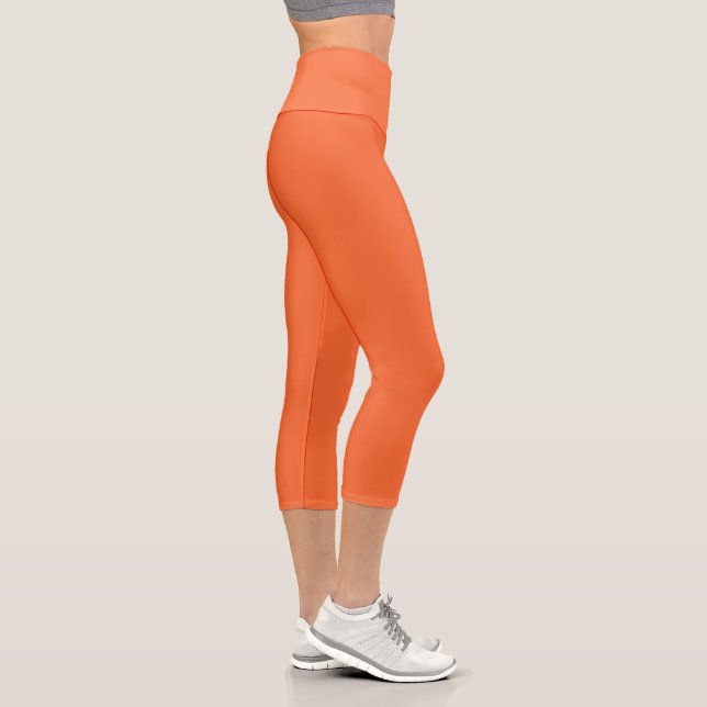 Salmon Capri Leggings (Right)