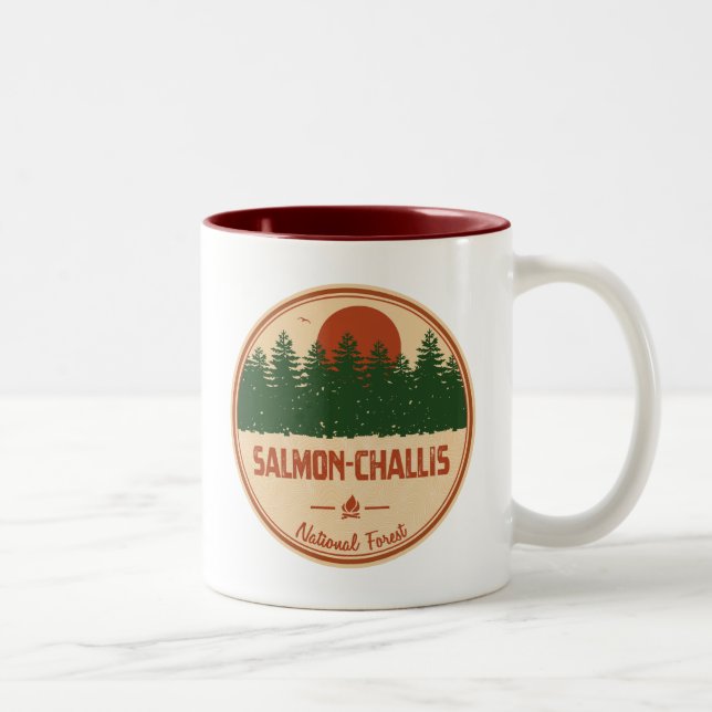 Salmon–Challis National Forest Two-Tone Coffee Mug (Right)