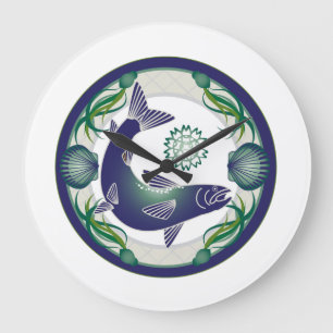 Salmon clock