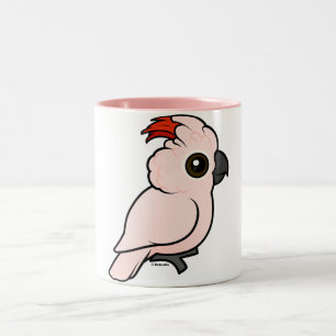 Salmon-crested Cockatoo Two-Tone Coffee Mug