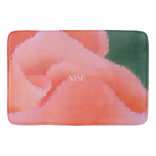 Salmon Curves and Folds Bath Mat