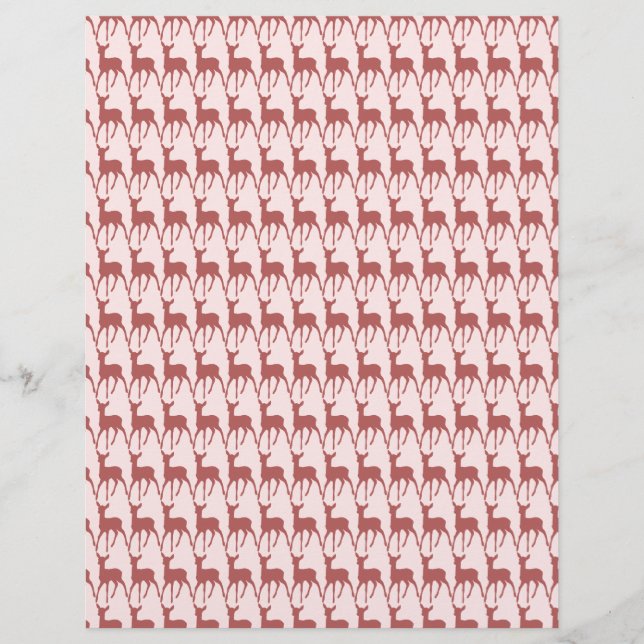 Salmon Deer Pattern Background (Front)
