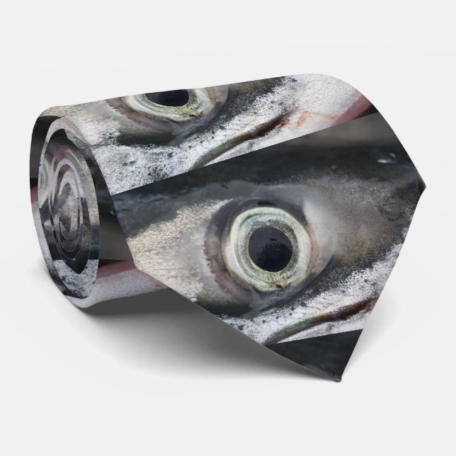 Salmon Eye Tie (Rolled)