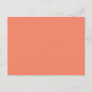 Salmon #F38367, Pink Daisy Announcement Postcard