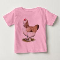 Salmon Faverolle Hen