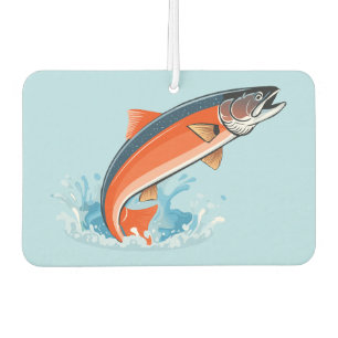Salmon fish car air freshener