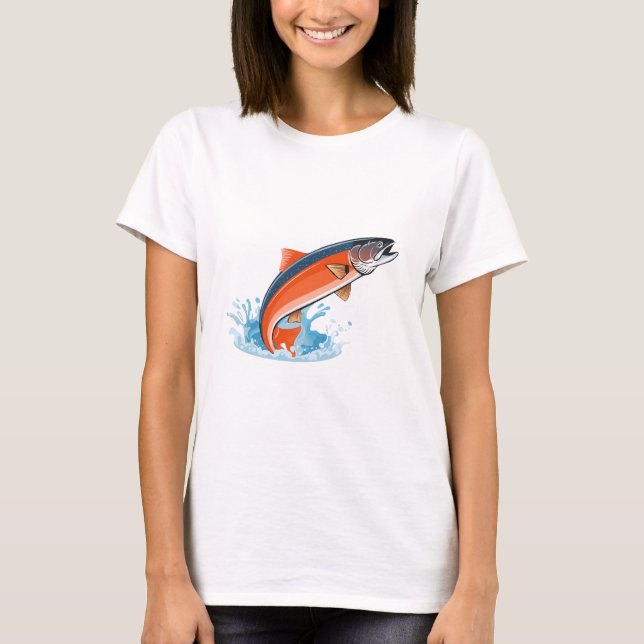 Salmon fish T-Shirt (Front)