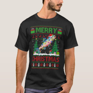 Salmon Fish   Xmas Tree Ugly Santa Salmon Christma T-Shirt