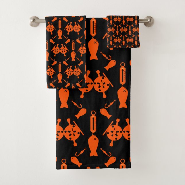 Salmon Fishing Alaska Bath Towel Set (Insitu)