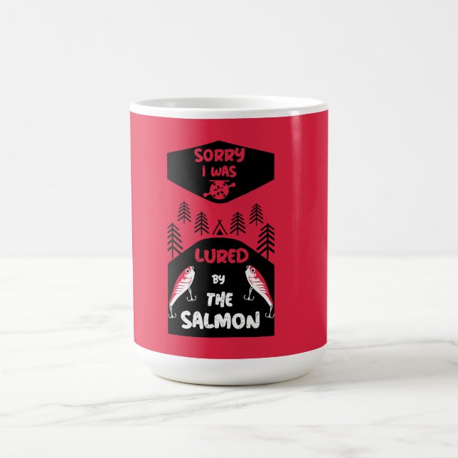 Salmon Fishing Canada Coffee Mug (Center)