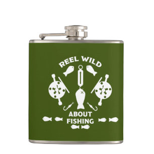 Salmon fishing Canada Hip Flask