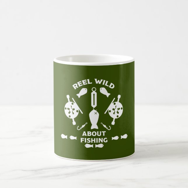 Salmon fishing Canada Magic Mug (Center)