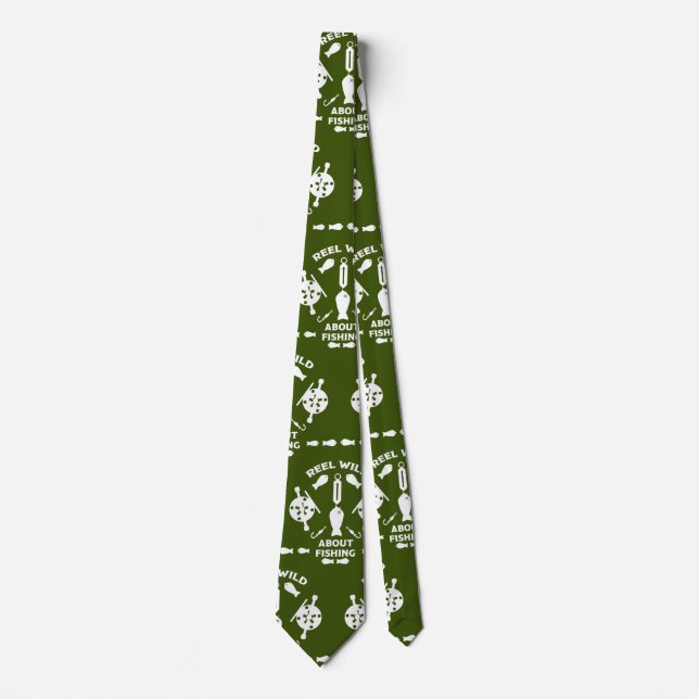 Salmon fishing Canada Tie (Front)