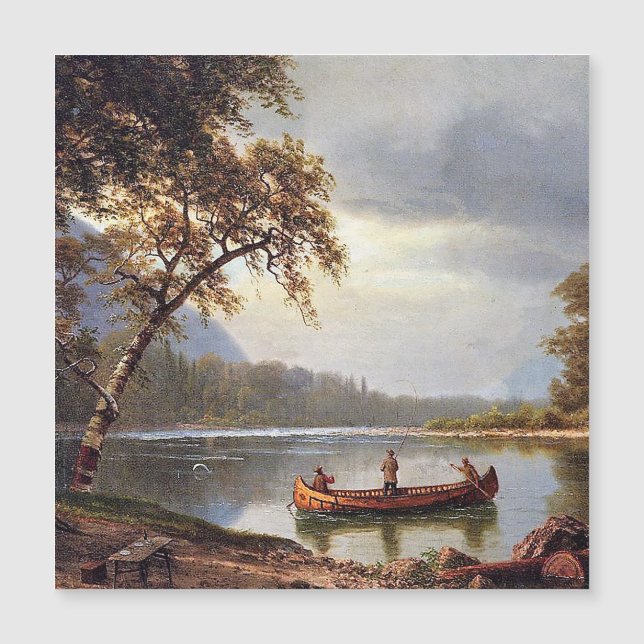 Salmon Fishing on the Cascapediac Albert Bierstadt (Front)