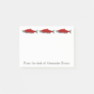 Salmon Fishing Post-it Notes