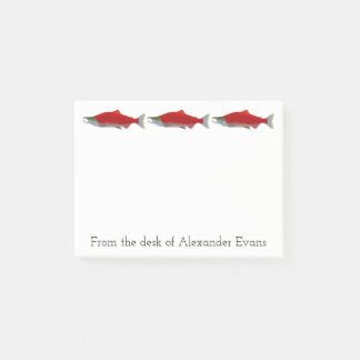 Salmon Fishing Post-it Notes