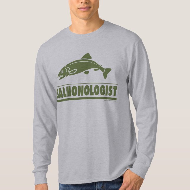 Salmon Fishing T-Shirt (Front)