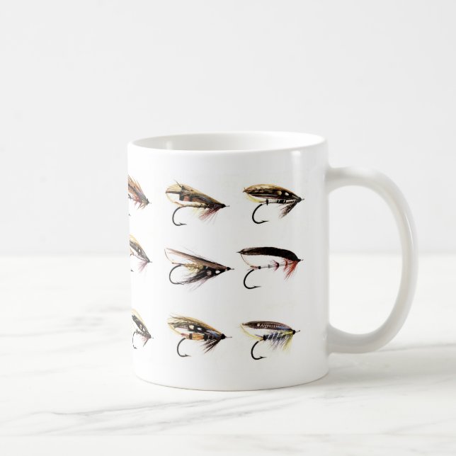 Salmon Flies Coffee Mug (Right)