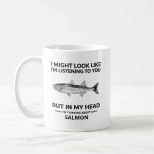 Salmon Gifts, Salmon Lover Mug, Funny Salmon Fish Coffee Mug