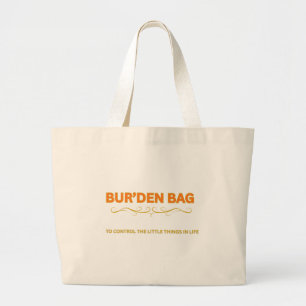 SALMON GOLD NATURAL CANVAS JUMBO BUR'DEN WOMEN'S LARGE TOTE BAG