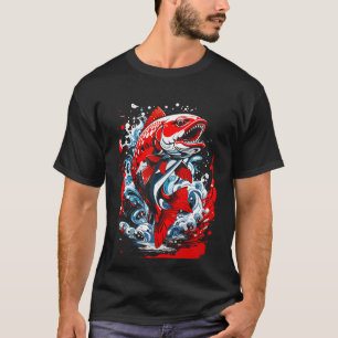 salmon graffiti illustration T-Shirt