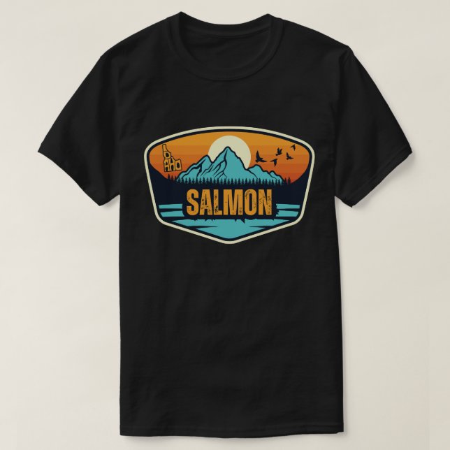 Salmon, Idaho T-Shirt (Design Front)