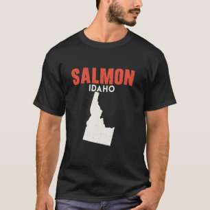 Salmon Idaho USA State America Travel Idahoan T-Shirt