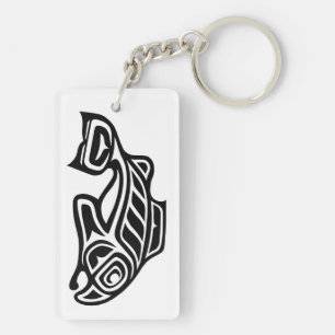 Salmon Key Chain